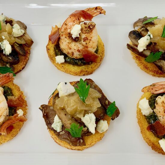 Polenta Rounds Appetizers
