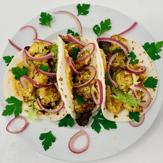 Curried Cauliflower Tacos Square